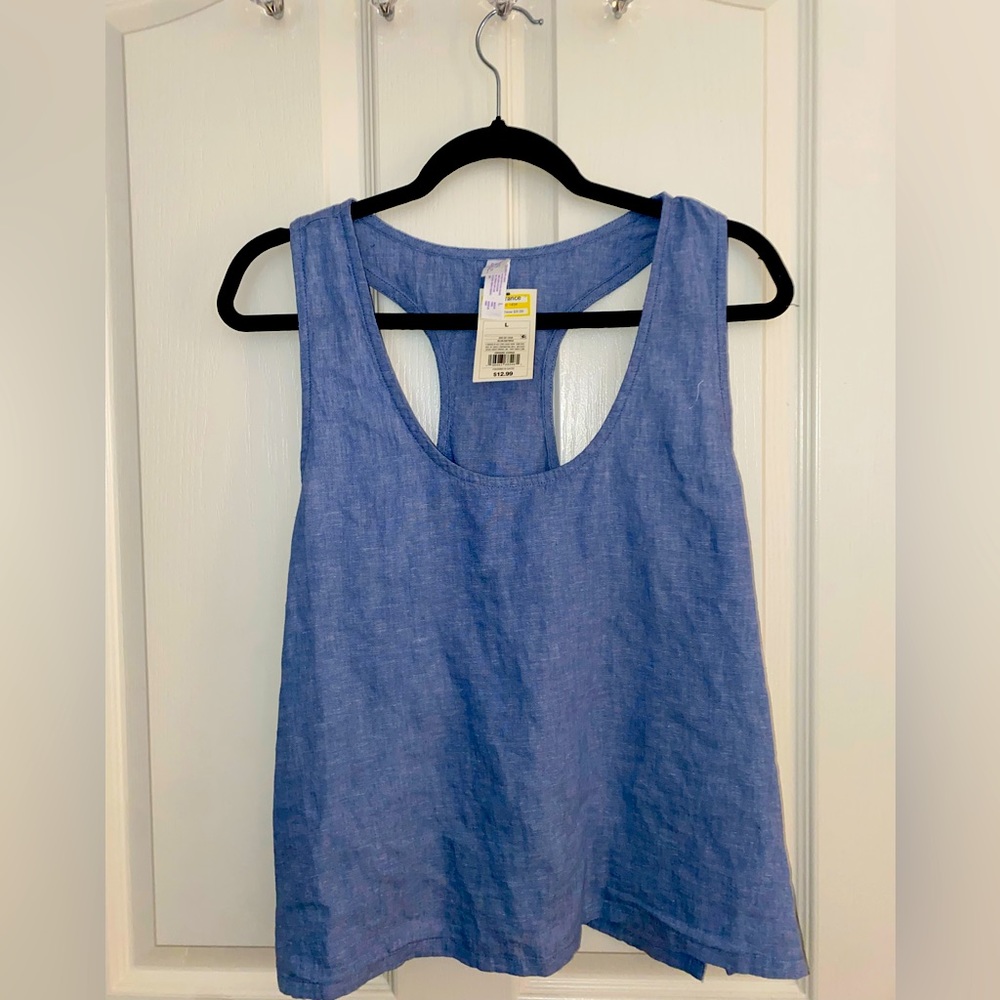 Women’s blue jean top